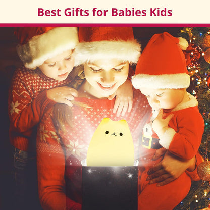 Adorable Cat Lamp - The Perfect Night Light and Gift for Girls Aged 3-5, Teens, and Cat Lovers!